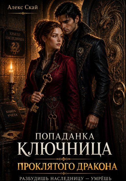 Обложка книги «Попаданка-ключница проклятого дракона» — Алекс Скай, ISBN 9785524044068