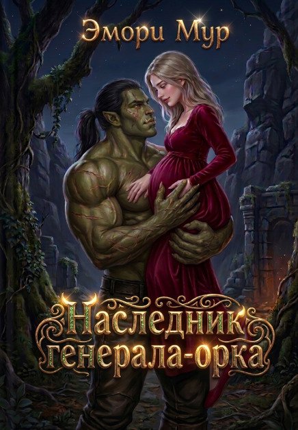 Обложка книги «Наследник генерала-орка» — Эмори Мур, ISBN 9785524061027