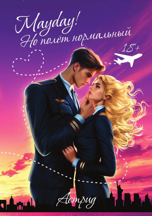 Обложка книги «Mayday! Но полёт нормальный» — Астрид, ISBN 9785517117304
