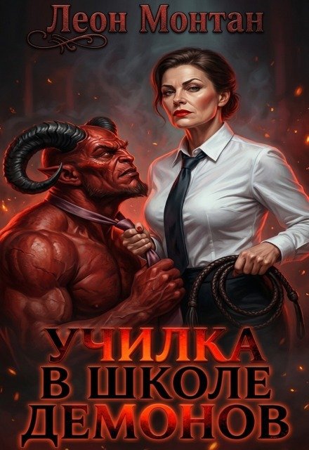 Обложка книги «Училка в школе демонов» — Леон Монтан, ISBN 9785524028877