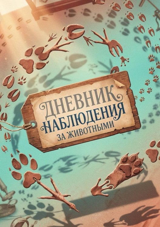 Обложка книги «Дневник наблюдения за животными, дизайн: "Метранпаж" универсальный, 100 страниц» — Нет автора, ISBN 9785521989515