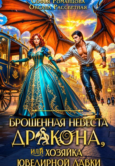 Обложка книги «Брошенная невеста дракона, или хозяйка ювелирной лавки» — Софья Романцова; Оксана Рассветная, ISBN 9785524012784