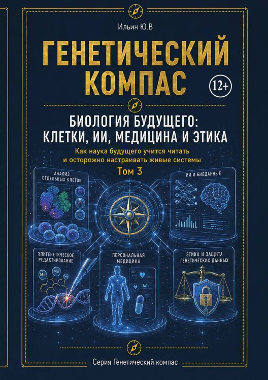 Обложка книги «Генетический компас» — Ильин Ю. В., ISBN 9785006105034