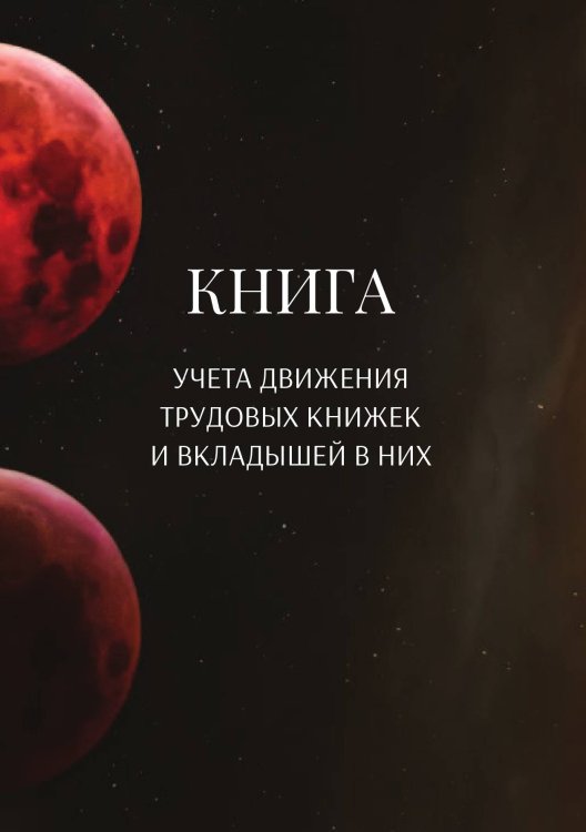 Обложка книги «Книга учета трудовых книжек и вкладыщей к ним» — автора нет, ISBN 9785521887736