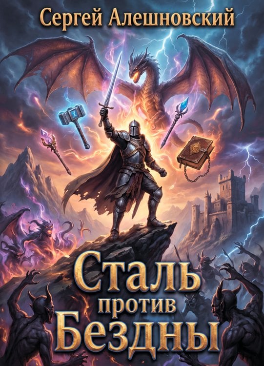 Обложка книги «Сталь против Бездны» — Сергей Алешновский, ISBN 9785006105751