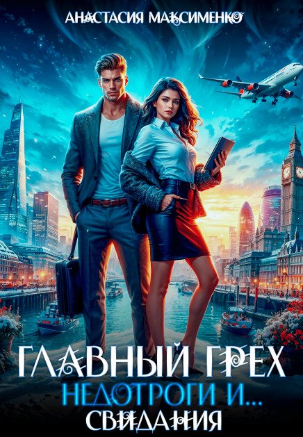 Обложка книги «Главный грех недотроги и...Свидания» — Анастасия Максименко, ISBN 9785524020659