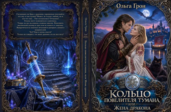 Обложка книги «Кольцо повелителя тумана, или Жена дракона» — Ольга Грон, ISBN 9785524061935