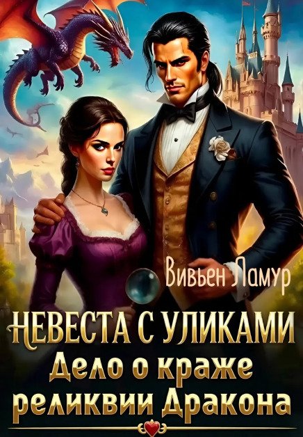 Обложка книги «Невеста с уликами. Дело о краже реликвии Дракона» — Вивьен Ламур, ISBN 9785524052773