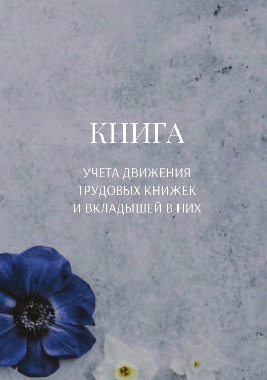 Обложка книги «Книга учета трудовых книжек и вкладыщей к ним» — автора нет, ISBN 9785521887514