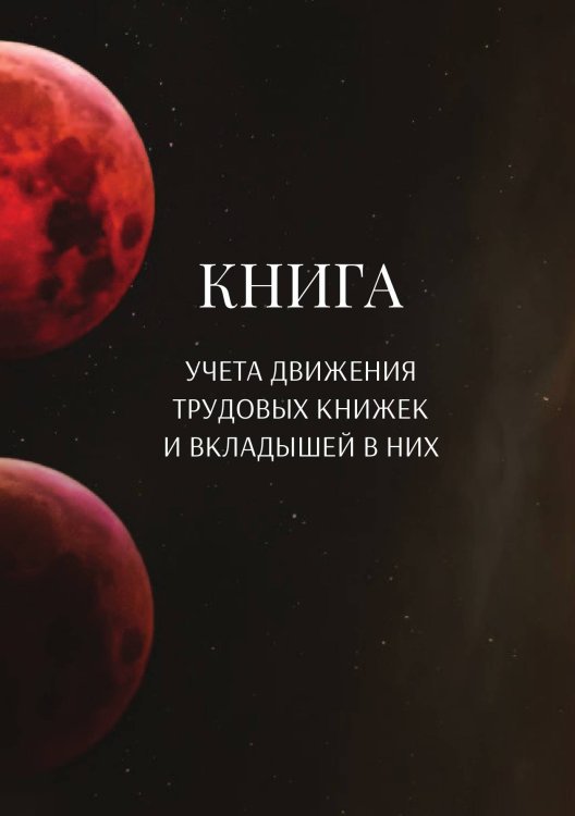 Обложка книги «Книга учета трудовых книжек и вкладыщей к ним» — автора нет, ISBN 9785521887071
