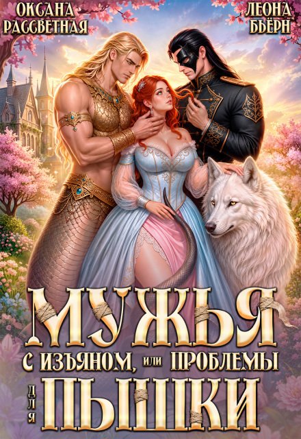 Обложка книги «Мужья с изъяном, или Проблемы для пышки» — Оксана Рассветная; Леона Бьёрн, ISBN 9785524062512