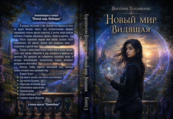 Обложка книги «Новый мир. Видящая» — Виктория Хорошилова, ISBN 9785524023278