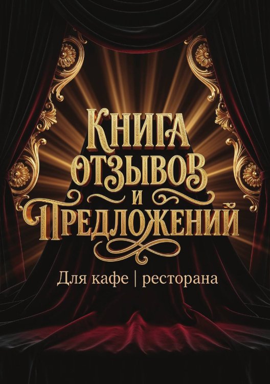 Обложка книги «Книга отзывов и предложений длия ресторана или кафе, дизайн: Ментранпаж, 40 страниц, А5.» — Нет автора, ISBN 9785521985296