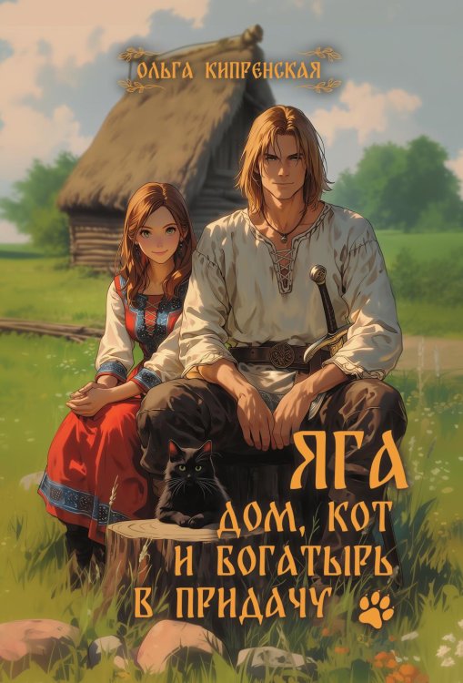 Обложка книги «Яга. Дом, кот и богатырь в придачу» — Кипренская Ольга, ISBN 9785524022684