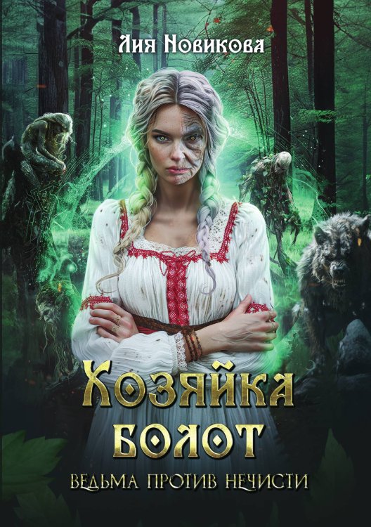 Обложка книги «Хозяйка болот. Ведьма против нечисти.» — Лия Новикова, ISBN 9785521937226