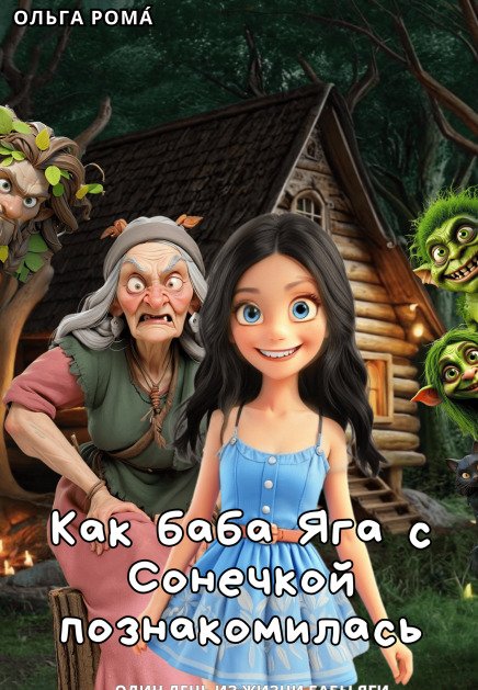 Обложка книги «Как баба Яга с Сонечкой познакомилась» — Ольга Рома́, ISBN 9785524020819