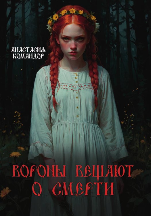 Обложка книги «Вороны вещают о смерти» — Анастасия Командор, ISBN 9785517124661