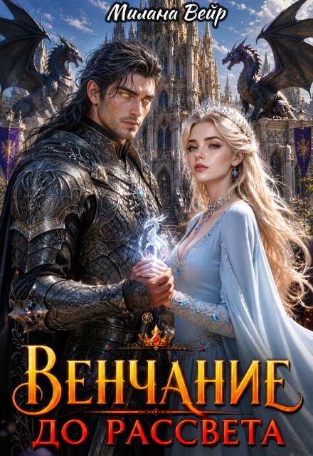 Обложка книги «Венчание до рассвета» — Милана Вейр, ISBN 9785524019813