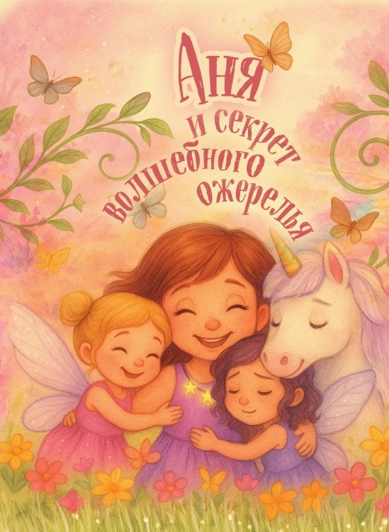 Обложка книги «Аня и секрет волшебного ожерелья. Именная книга для девочек с заданиями» — Нет автора, ISBN 9785042280993