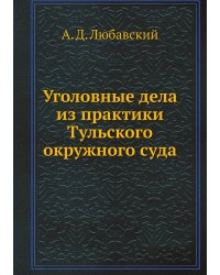 Уголовные дела из практики Тульского окружного суда