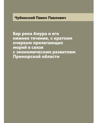 Бар реки Амура и его нижнее течение, с кратким очерком прилегающих морей в связи с экономическим развитием Приморской области