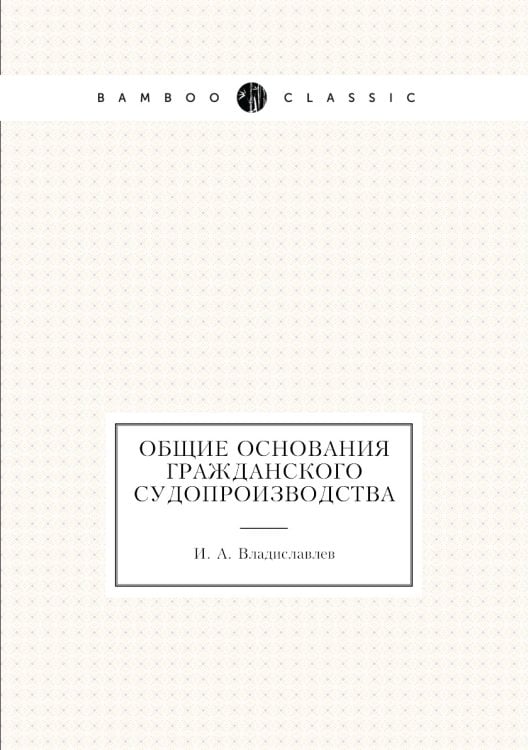 Общие основания гражданского судопроизводства