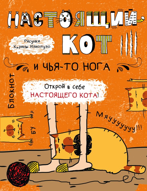Обложка книги «Блокнот. Настоящий кот и чья-то нога» — Нет автора, ISBN 9785042243417