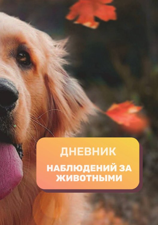 Обложка книги «Дневник наблюдения за животными, универсальный» — автора нет, ISBN 9785521890262