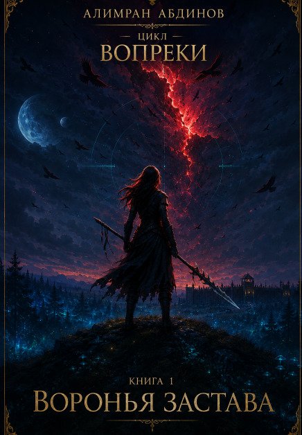 Обложка книги «Вопреки: Воронья Застава» — Алимран Абдинов, ISBN 9785524021199
