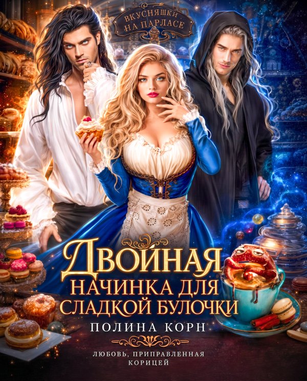 Обложка книги «Двойная начинка для сладкой Булочки» — Полина Корн, ISBN 9785524024121