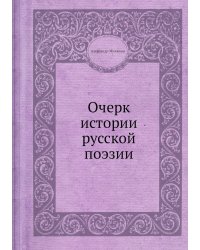 Очерк истории русской поэзии