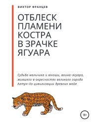 Отблеск пламени костра в зрачке ягуара