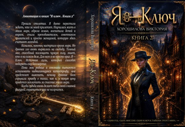 Обложка книги «Я - Ключ. Книга 2» — Виктория Хорошилова, ISBN 9785524021557