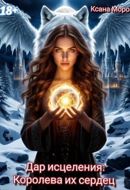 Обложка книги «Дар исцеления: королева их сердец» — Ксана Моро, ISBN 9785524051752