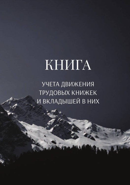 Обложка книги «Книга учета трудовых книжек и вкладыщей к ним» — автора нет, ISBN 9785521887156