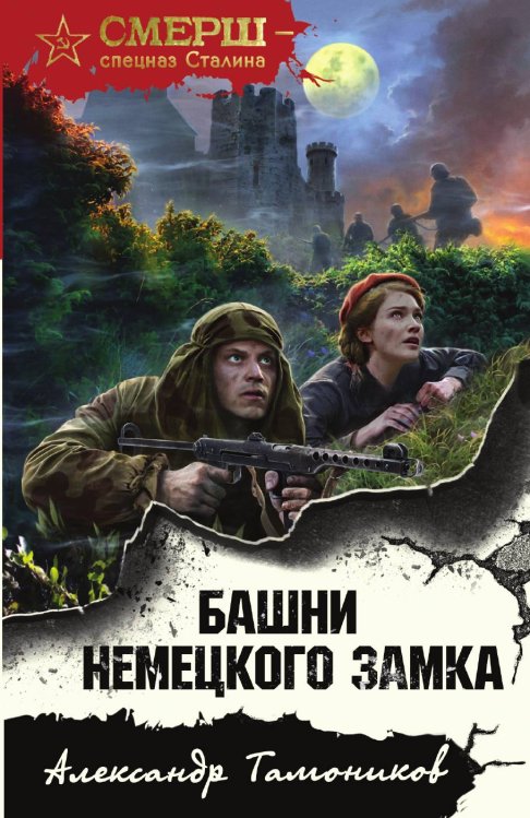 Обложка книги «Башни немецкого замка» — Тамоников Александр Александрович, ISBN 9785041826956