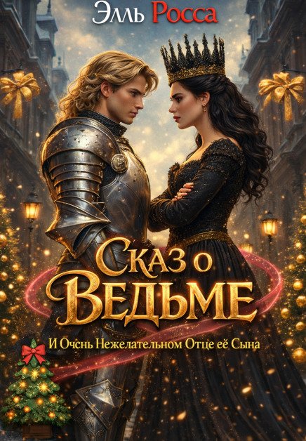 Обложка книги «Сказ о Ведьме  и очень нежелательном отце ее сына» — Элль Росса, ISBN 9785524013422