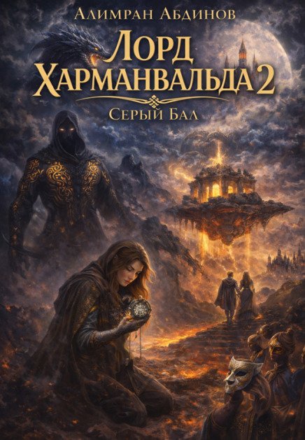 Обложка книги «Лорд Харманвальда 2: Серый Бал» — Алимран Абдинов, ISBN 9785524020901
