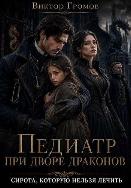 Обложка книги «Педиатр при дворе драконов. Сирота, которую нельзя лечить» — Виктор Громов, ISBN 9785524044662