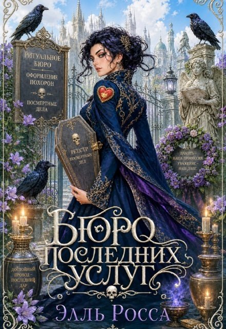 Обложка книги «Бюро последних услуг» — Элль Росса, ISBN 9785524027177