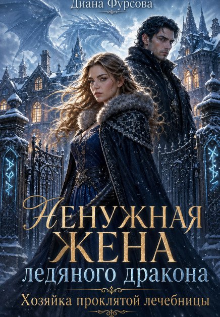 Обложка книги «Ненужная жена ледяного дракона. Хозяйка проклятой лечебницы» — Диана Фурсова, ISBN 9785524019301