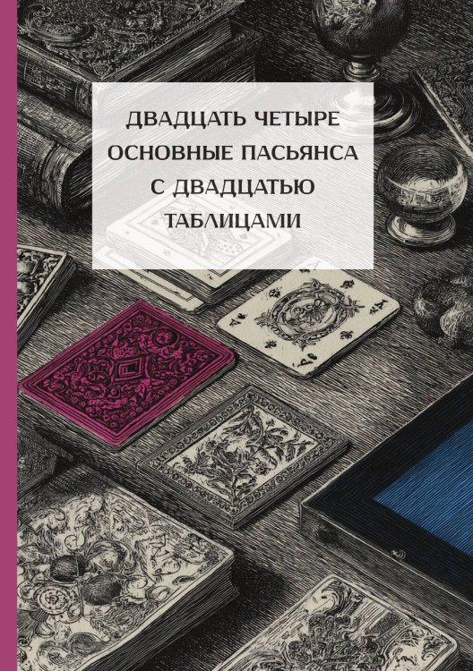 Обложка книги «Двадцать четыре основные пасьянса с двадцатью таблицами» — Нет автора, ISBN 9785517135360