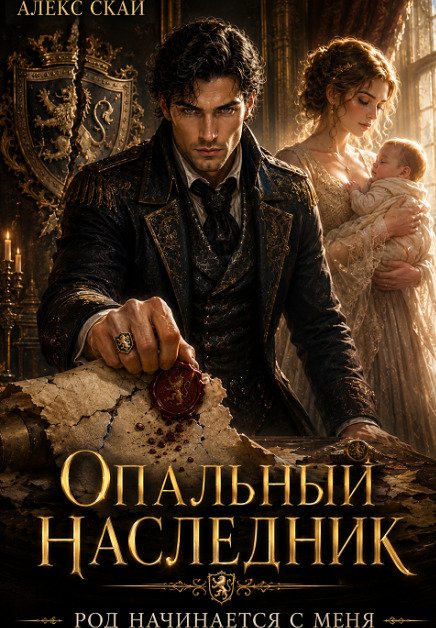 Обложка книги «Опальный наследник. Род начинается с меня» — Алекс Скай, ISBN 9785524044044