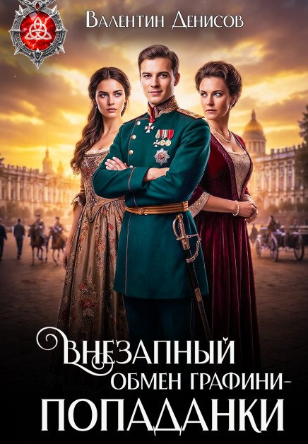 Обложка книги «Внезапный обмен графини-попаданки» — Валентин Денисов, ISBN 9785524050519