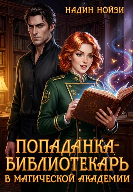 Обложка книги «Попаданка-библиотекарь в магической академии» — Надин Нойзи, ISBN 9785524045225