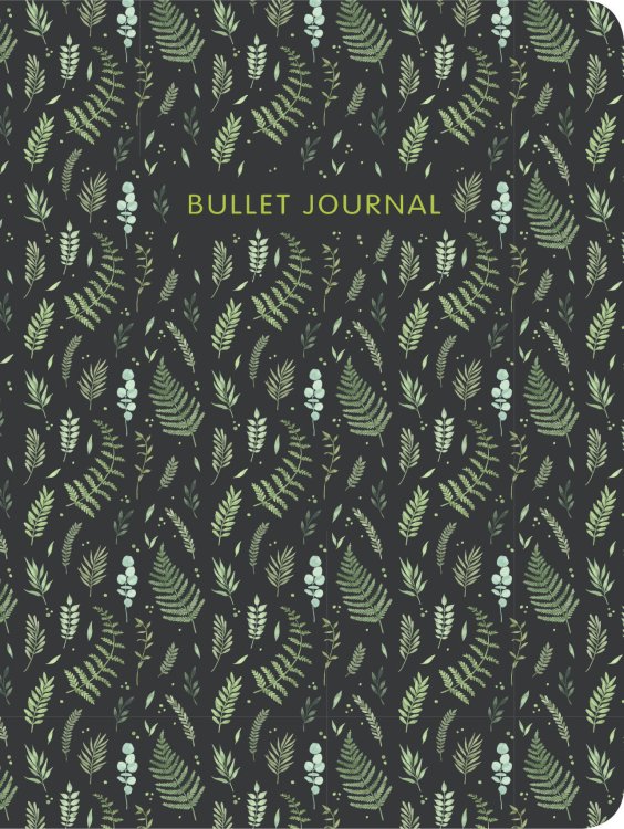 Обложка книги «Блокнот в точку: Bullet Journal (листья)» — Нет автора, ISBN 9785042242946