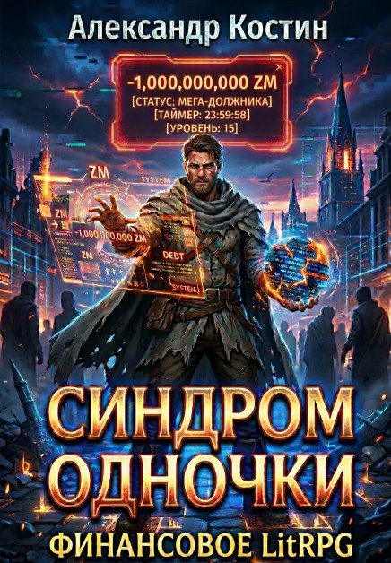 Обложка книги «Синдром одночки: Финансовое Litrpg» — Александр Костин., ISBN 9785524062376