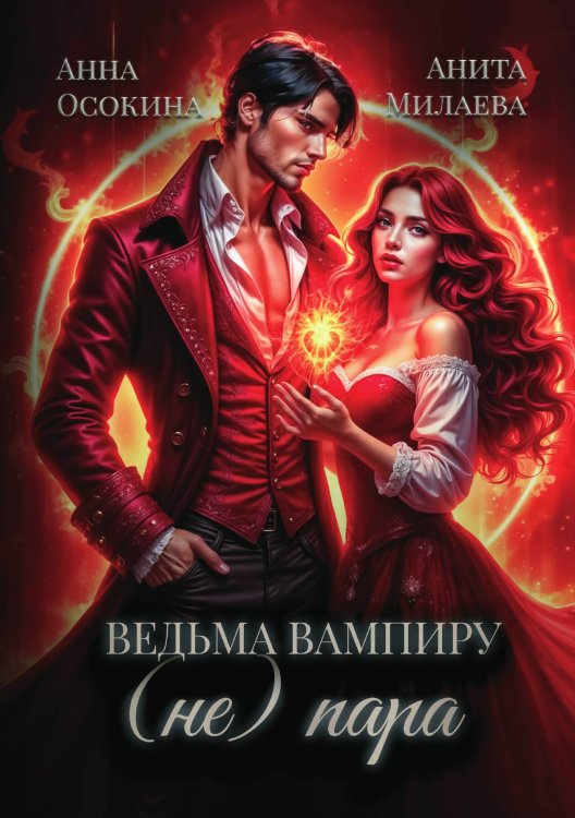 Обложка книги «Ведьма вампиру (не) пара» — Анна Осокина; Анита Милаева, ISBN 9785521938612