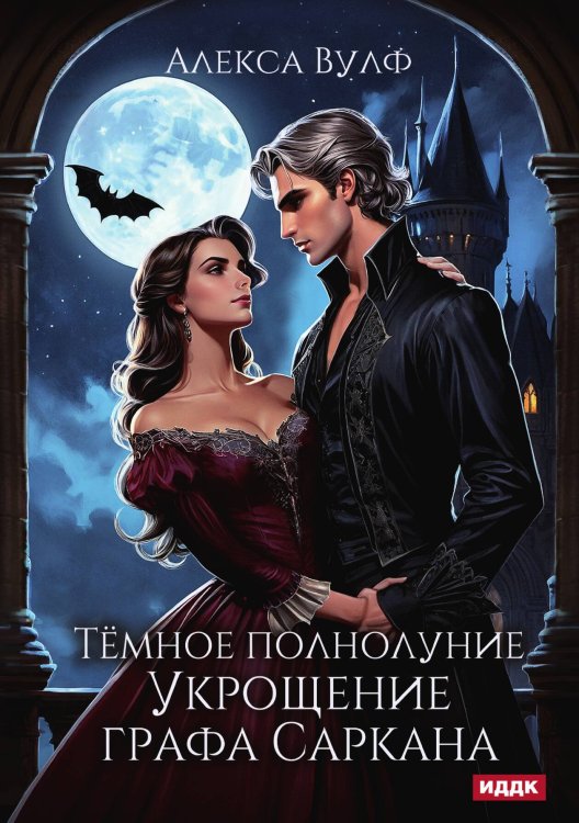 Обложка книги «Тёмное полнолуние. Укрощение графа Саркана» — Алекса Вулф, ISBN 9785517125743