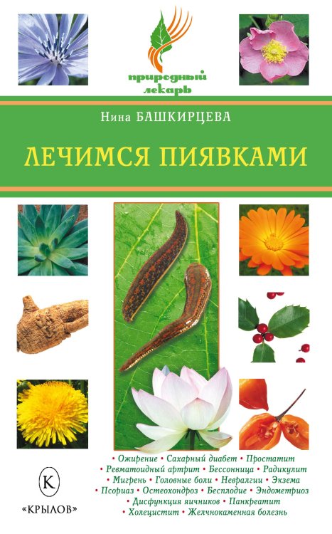 Обложка книги «Лечимся пиявками» — Башкирцева Н., ISBN 9785971707066